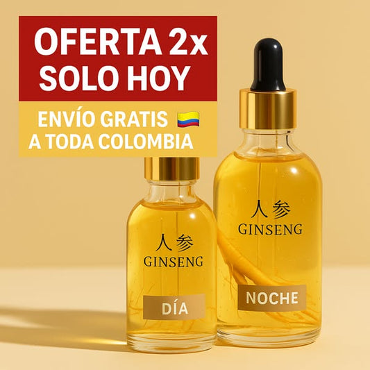 Oferta Especial 2x1: Ginseng™ Serum Reafirmante Rejuvenecedor